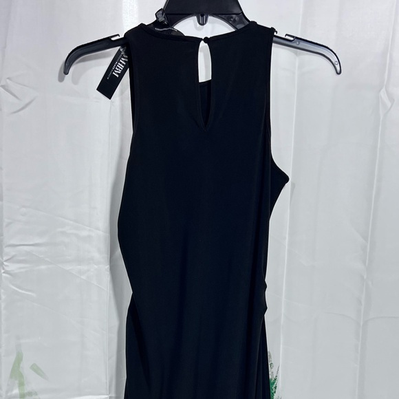asymmetrical leather dress Asymmetrical brown leather dress